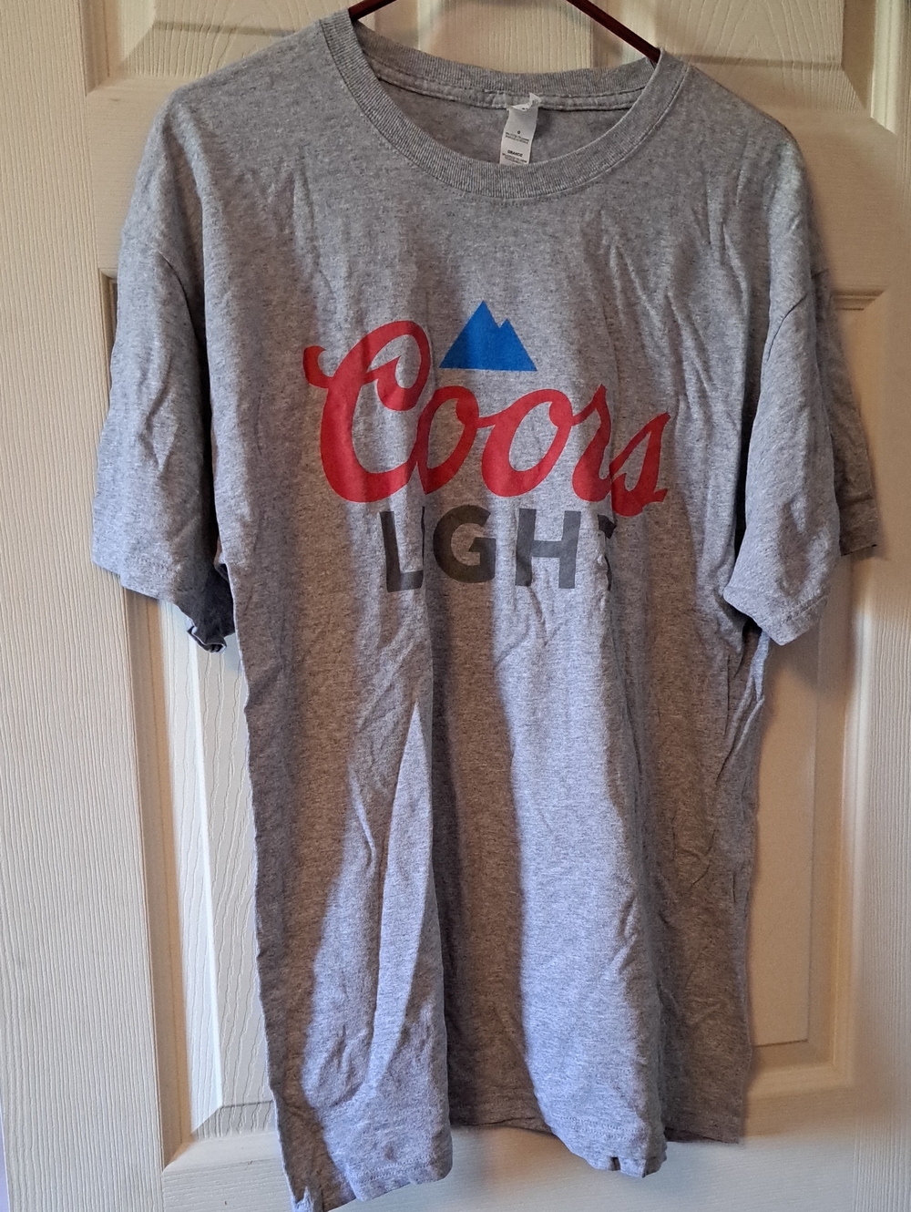 Coors Light Men's Short Sleeve Logo Tee - Gray